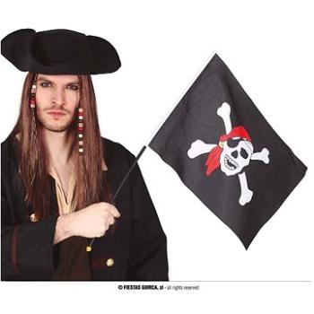 Vlajka pirátská - 42 x 30 cm (8434077169964)