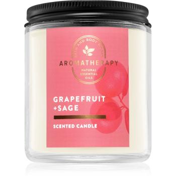 Bath & Body Works Grapefruit + Sage vonná svíčka 198 g