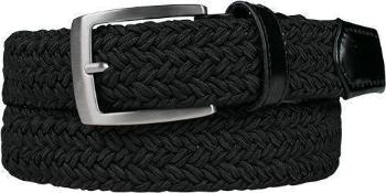 Alberto Basic Braided Mens Black 110 cm Pásek