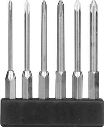 Sada bitů 6 ks Sada mini bitů MBS 71, křížové, dlouhé provedení Donau Elektronik MBS71 45 mm, nikl-chrom-molybdenová ocel, pochromovaný, 6dílná