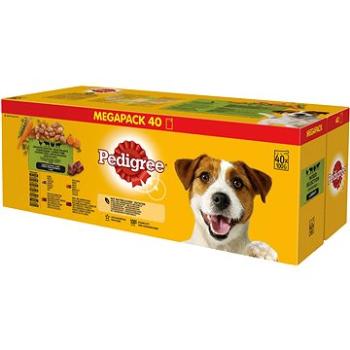 Pedigree kapsičky masový výběr se zeleninou ve šťávě pro dospělé psy 40 x 100g (4770608259174)