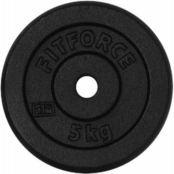 Fitforce PLB 5KG 25MM Nakládací kotouč, černá, velikost 5 KG