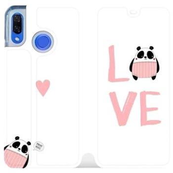 Flipové pouzdro na mobil Huawei Nova 3 - MH09S Panda LOVE (5903226750498)