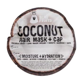 Bear Fruits Coconut Hair Mask + Cap maska na vlasy maska na vlasy Coconut Hair Mask 20 ml + čepice na vlasy pro ženy na suché vlasy