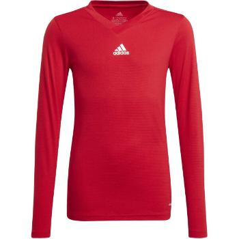 adidas TEAM BASE TEE Y Juniorské fotbalové triko, červená, velikost 152