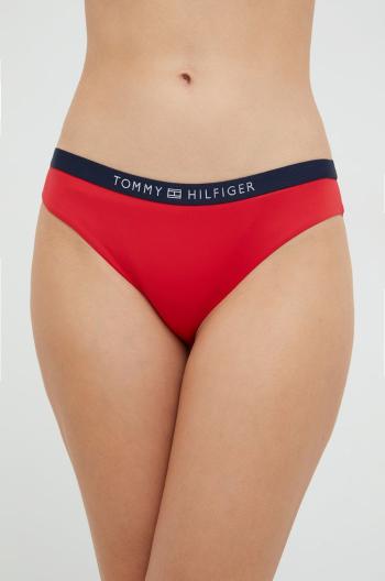 Plavkové kalhotky Tommy Hilfiger červená barva