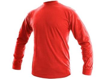 Tričko  PETR, dlouhý rukáv, červené, vel. XL