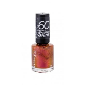 Rimmel London 60 Seconds Super Shine 8 ml lak na nehty pro ženy 834 Fab!