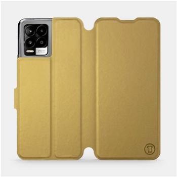 Flip pouzdro na mobil Realme 8 Pro v provedení  Gold&Orange s oranžovým vnitřkem (5903516716746)