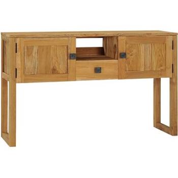 Konzolový stolek 120 × 32 × 75 cm masivní teakové dřevo (288844)