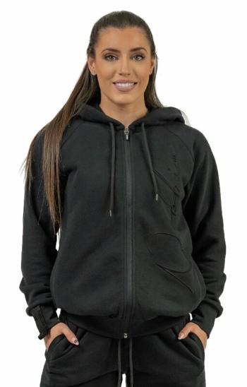 Nebbia Classic Zip-Up Hoodie INTENSE Signature Black XS Fitness mikina