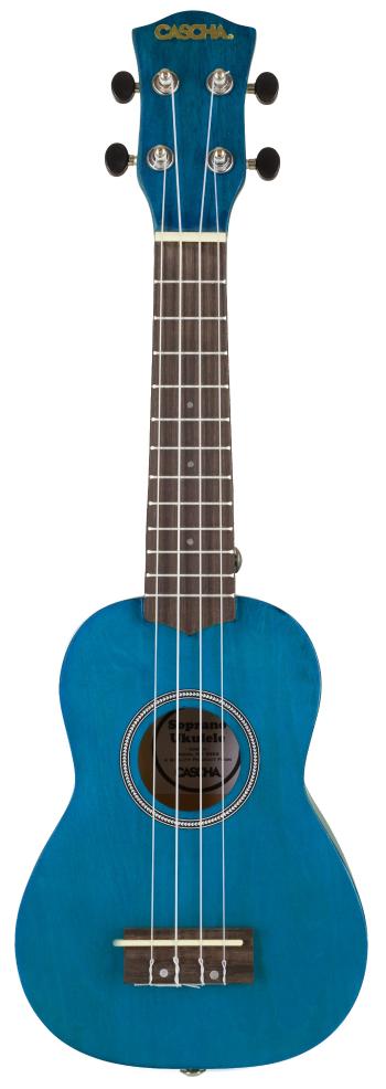 Cascha HH 3971 Soprano Ukulele Bundle Blue