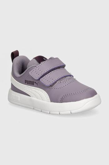 Dětské sneakers boty Puma Courtflex V3 V fialová barva, 310252