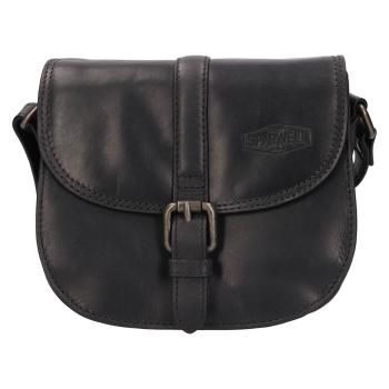 Dámská kožená crossbody kabelka Sparwell Kamile - černá