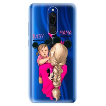 Odolné silikonové pouzdro iSaprio - Mama Mouse Blond and Girl - Xiaomi Redmi 8