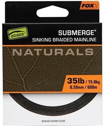 Fox splétaná šňůra naturals submerge braid 600 m - 0,25 mm 20,4 kg