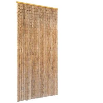 Dveřní závěs proti hmyzu, bambus, 90x220 cm (43721)