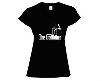 Dámské tričko V-výstřih The Godfather - Kmotr