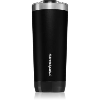 HidrateSpark PRO Tumbler inteligentní termoska s brčkem barva Black 592 ml