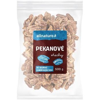 Allnature Pekanové ořechy se skořicí a mořskou solí 500 g (16144V)
