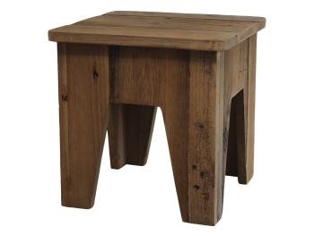 Dřevěná dekorační retro stolička Malvien - 28*28*28cm 41563-00