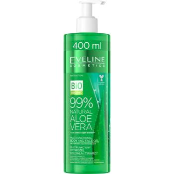 Eveline Cosmetics Bio Organic Natural Aloe Vera hydratační gel pro suchou a podrážděnou pokožku 400 ml