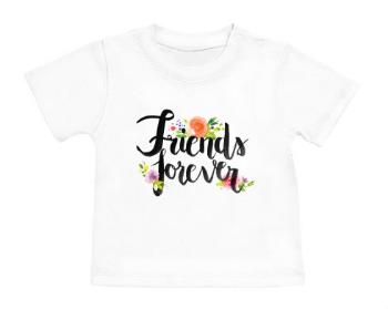 Tričko pro miminko Friends forever