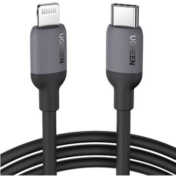 UGREEN USB-C to Lightning Silicone Cable 1m (Black) (20304)