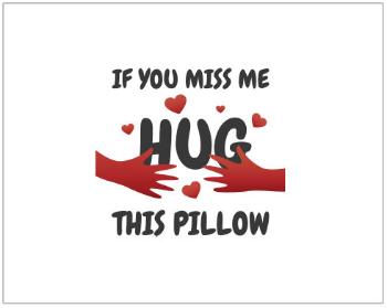 Dárkový balící papír Hug this pillow