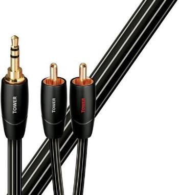 AudioQuest Tower 1,5 m Černá Hi-Fi AUX kabel