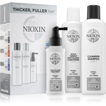 Nioxin System 1 Natural Hair Light Thinning dárková sada pro lámavé a namáhané vlasy