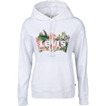 Levi's GRAPHIC STANDARD HOODIE BATWIN Dámská mikina, bílá, velikost XS