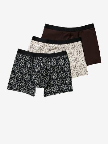 Scotch & Soda Boxerky 3 ks Černá