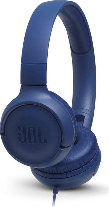 JBL Tune 500 sluchátka s mikrofonem, modrá - zánovní