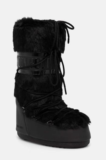 Sněhule Moon Boot MB ICON FAUX FUR černá barva, 80D1408900 N001