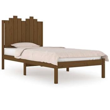 Rám postele medově hnědý masivní borovice 75×190cm Small Single, 3103741 (3103741)