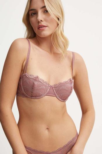 Podprsenka Calvin Klein Underwear růžová barva, 000QF7922E