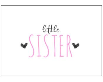 Plakát typ A4-A0 Little sister