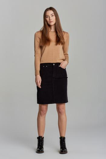 SUKNĚ GANT D2. CORD SKIRT černá 34