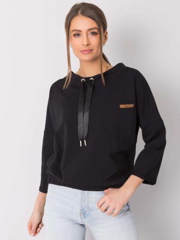 ČERNÁ DÁMSKÁ HALENKA RV-BZ-6161.08-BLACK Velikost: ONE SIZE