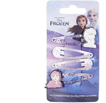 Cérda Sponky do vlasů Frozen - Elsa a Anna fialové 4 ks
