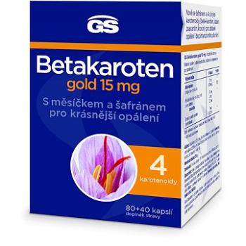 GS Betakaroten gold 15 mg, 80+40 kapslí (8595693300558)