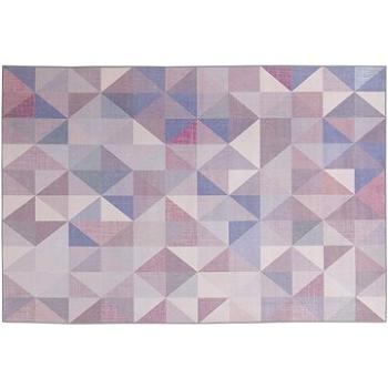 Modrošedý krátkovlasý koberec KARTEPE 140 x 200 cm, 116864 (beliani_116864)