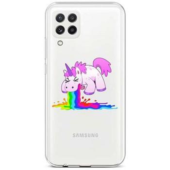 TopQ Samsung A22 silikon Rainbow Splash 65206 (Sun-65206)