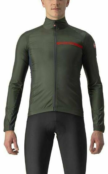 Castelli Squadra Stretch Bunda Military Green/Dark Gray M