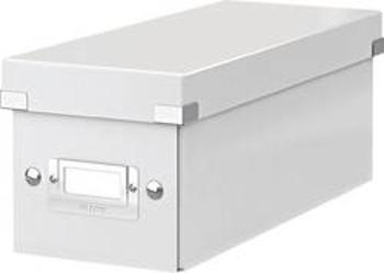 LEITZ CD box Click & Store/6041-00-01, bílá, 127 x 124 x 320mm, 1,400g/m2 bílá (š x v x h) 127 x 124 x 320 mm Leitz