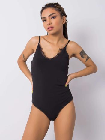 ČERNÉ BODY S KRAJKOU -157-BO-6462.68-BLACK Velikost: M