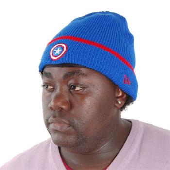 New Era Pop Cuff Knit Captain America Official Cap - UNI