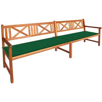 Zahradní lavice s poduškami 240 cm masivní akáciové dřevo 3063827 (3063827)