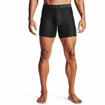 Under Armour Pánské boxerky UA Tech 6in 2 Pack, Černá, XL